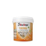 MaxMeyer Pittura per interni termica, antimuffa, anticondensa, A+ e priva di formaldeide, Thermo A+ Active BIANCO 4 L