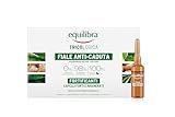 equilibra Capelli, Fiale Anti-Caduta Fortificanti, per Aiutare a Prevenire e Rallentare la Caduta dei Capelli e per Fortificare la Capigliatura, a Base di Aloe Vera e Olio di Argan, 10 Fiale da 8 ml