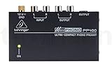 BEHRINGER PP400 MICROPHONO PREAMPLIFICATORE PER GIRADISCHI RIAA PHONO PRE