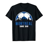 Montreal Skyline Calcio FC Futbol Québec Maglietta