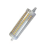 1 Pezzo Lampadina Led R7S 118mm, 15W=180W 1800lm, Diametro 28mm, Angolo Luce 360°, Bianco Caldo 3000K