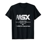 MSX - COMPUTER (EFFETTO GRUNGE E STONEWASHED) Maglietta