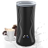 Montalatte Elettrico 4 in 1 Schiuma Latte Elettrico 600W 240ML Macchina per Cappuccino in Acciaio Inox Montalatte Automatico per Cappuccino Macchiato Caffè Latte