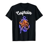 Capitano, Ancora, Octopus t-hirt Maglietta