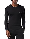 Emporio Armani Uomo Maglietta Basic In Cotone Elasticizzato T-shirt, Nero, M