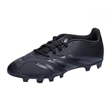adidas Predator Club Flexible Ground Football Boots, Scarpe da Ginnastica Unisex-Adulto, Core Black/Carbon/Core Black, 37 1/3 EU