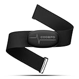 COOSPO H6 Fascia Cardio Bluetooth ANT+, Cardiofrequenzimetro con Fascia Toracica, ECG/EKG Sensore di Frequenza Cardiaca, Impermeabile IP67 Compatibile con CoospoRide, Strava, Wahoo, Adidas, Pulsoid