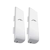 2x NanoStation M2: NSM2 2,4GHz 2x2 MIMO Station (UBNT),