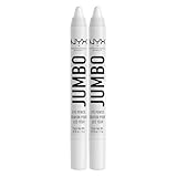 NYX Professional Makeup Matita Occhi Jumbo Eye Pencil, Per Look Spettacolari e Colorati, Utilizzabile Come Eyeliner o Ombretto, Formula Facile da Sfumare e a Lunga Durata, Bipacco, Tonalità: Milk