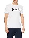 Schott Nyc Tslogo, T-Shirt Uomo, Bianco (Bianco), M