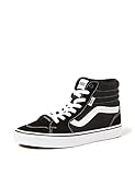 Vans Filmore Hi, Sneaker Donna, Suede Canvas Black White, 42 EU