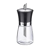 Westmark Zuccheriera, Capacità: 190 ml, Vetro/Acciaio Inox/Plastica, Blacky, Trasparente/Nero/Argento, 63592260