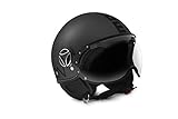 MOMODESIGN, Casco jet moto FGTR evo Titanio nero, S