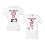 Maglia Palermo di Padre in Figlio Figlia Personalizzabile Personalizzata