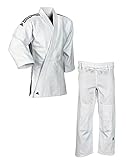 adidas - Kimono per judo, per allenamento, 500 g, bianco (bianco), 180