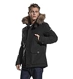 CANADIENS Parka Uomo BONFIELD Tech/M HidraNek® (Nero, 48)