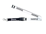 Nastro portachiavi, Juventus Lanyard, Bianco e Nero, Moschettone