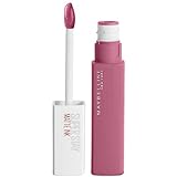 Maybelline New York Rossetto Matte SuperStay Matte Ink, Tinta Labbra a Lunga Tenuta, Colore Intenso e Vibrante, No Transfer, Inspirer (125), 5 ml