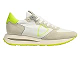 Philippe Model Sneakers Uomo Bassa Tropez Haute (Bianco/Giallo) 41