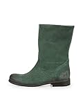 Felmini - ODERG 8250 - women s biker boot, Dk green suede leather - 41 EU size