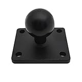 Quadrata Base di Montaggio a Sfera, 1 Pollice, Universale in Alluminio per Supporto da Moto e Bici, Compatibile con Garmin Zumo e TomTom Rider, Robusta e Multifunzionale, Accessori per Veicoli Outdoor