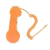 AKTOUR Arti E Mestieri per Adulti Ricevitore retrò Classico USB C con Jack da,5 mm per dispositivi iPhone e Android (Arancione) Serpenti Giocattolo (Orange, 20x5x5)