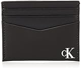 Calvin Klein Jeans Cartella Mono Stampata 6cc, Accessori da Viaggio-Portafogli Tri-Fold Uomo, Schwarz, Taglia Unica