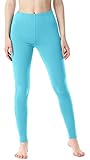 Bellivalini Leggings Lunghi Pantaloni Donna BLV50-198 (Turchese, M)