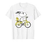 Peanuts - Bicicletta da equitazione Snoopy & Woodstock Maglietta