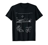 T-shirt Comanche Helicopter Brevetto - Aviation Art Tee Maglietta