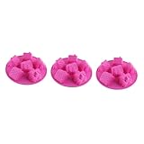 Amosfun 3 Pz per dolci in silicone stampo per caramelle divertente torta gelato stampo per resina stampo per muffin in silicone antiaderente per cioccolatini fai da te