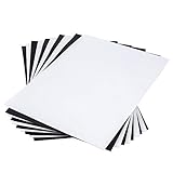 BENECREAT 20 Pezzi Foglio di Spugna Eva in Schiuma Bianco e Nero Foglio A4 30x20cm Schiuma Artigianale per Album da Taglio, Mestiere 10 Pezzi/Colore