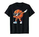 Dabbing basket occhiali da sole palla grafica t-shirt per bambini Maglietta