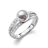 Oliver Weber Collection Anello Pearl Play, Acciaio inossidabile