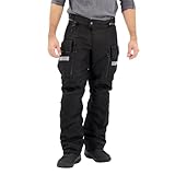 Revit Sand 4 H2O Pantaloni tessili da moto Nero/Nero Short M