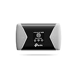 TP-Link M7450 Mobile Router Hotspot Portatile, 4G+ LTE Cat6 300Mbps, Dual Band Wi-Fi, SIM Card, SD Card fino a 32G, Display a Colori, Durata fino a 15 ore, Controllo del traffico