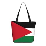 AOOEDM Borsa della spesa da donna con bandiera della Palestina 13x11x7in.Il regalo perfetto per San Valentino.È il miglior regalo di San Valentino per mamma, figlia, moglie, ecc.