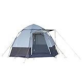 Outsunny Tenda da Campeggio 2 Posti con Apertura Automatica e Accessori Inclusi, Tenda da Viaggio in Acciaio, Tessuto Oxford e Fibra di vetro, Grigia e Nera