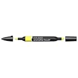 Winsor & Newton 0204206 - Penarello a Doppia Punta, Giallo (Limone), Singolo, 1 Pezzo