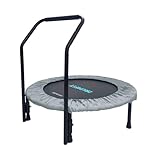 Cecotec Trampolino Elastico Fitness per Interni Drumfit Jump 920. Ø 92 cm Rimovibile e Pieghevole, Trampolino Elastico 92 cm di Diametro, Base a 6 Gambe, Massimo Peso 100Kg