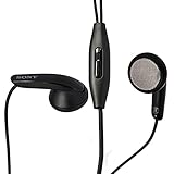 MH410C originale Sony Stereo Headset (Auricolare , 3.5mm Spina, microfono incorporato) per Sony Xperia E, Xperia J, Xperia P - Nero