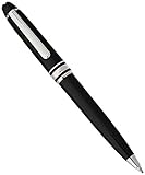 MONT BLANC BALLPOINT PEN BLACK RESIN PLATINUM 108749 MEISTERTUCK