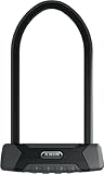 ABUS U-lock Granit XPlus 540 - Serratura per moto con cilindro Livello di sicurezza 15 Nero/grigio Altezza grillo 230 mm