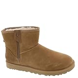 UGG Classic Mini Bailey Zip, Stivali classici Donna, Marrone Chesnut, 40 EU