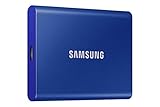 Samsung T7 Portable SSD - 1 TB - USB 3.2 Gen.2 External SSD Indigo Blue (MU-PC1T0H/WW)