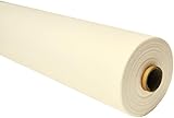 PuntoCasaStore ROTOLO IN TNT 80 CM x 20 MT AVORIO - TOVAGLIA USA E GETTA COPERTURA INTERNI ESTERNI TAVOLI FESTE CERIMONIE EVENTI FIORISTA