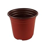 Vaso da fiori, diametro 40 cm, nero, per piante grasse, contenitori, fiori, piante, 50 pezzi, piantine, semi, terrazze, prato e giardino (D, XL)