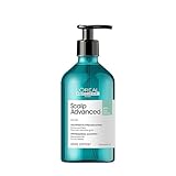 L Oréal Professionnel Paris Shampoo Lenitivo, Per Cuoio Capelluto Grasso, Contro il Sebo in Eccesso, Effetto Rinfrescante, Con 3% AHA, Anti-Oiliness, Scalp Advanced, 500 ml