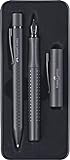 Faber-Castell Set Stilo, Sfera Grip Edition All Black