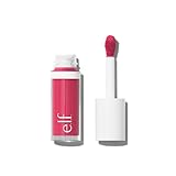 e.l.f. Camo Liquid Blush, blush liquido a lunga tenuta altamente pigmentato, crea un finish delicato effetto umido, prodotto vegano e non testato sugli animali, Comin’ In Hot Pink